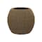 Household Essentials 19" Woven Natural Seagrass Storage End Table